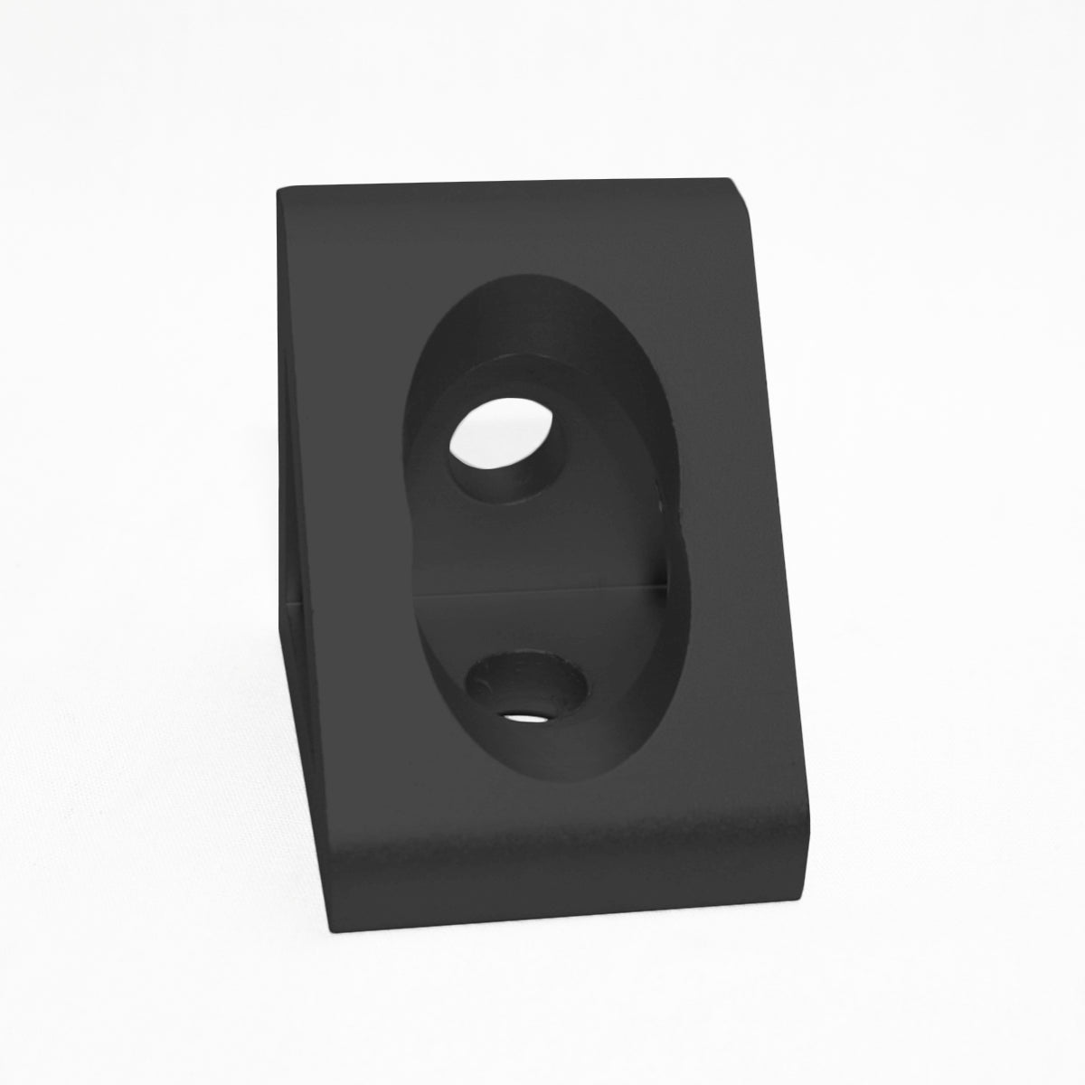 Black 2 Hole Inside Gusset Corner Bracket – Faz-Store